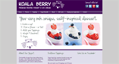 Desktop Screenshot of koalaberry.com